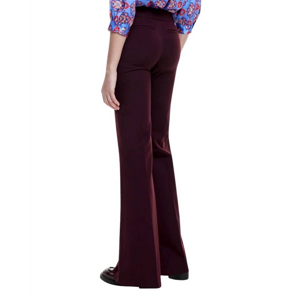 NEW SMYTHE classic pants in plum - Picture 2 of 3